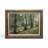 Antique Framed Oil Painting on Canvas by Jean Matthieu Jamsin (1882-1965)