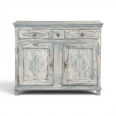 18th Century Swedish Gustavian Period Painted Buffet