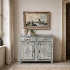 18th Century Swedish Gustavian Period Painted Buffet