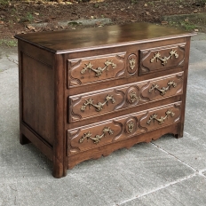 18th Century French Louis XIV Walnut Commode