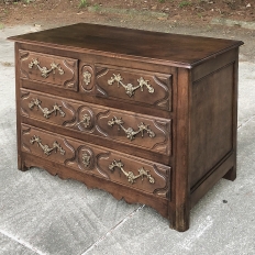 18th Century French Louis XIV Walnut Commode