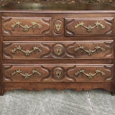 18th Century French Louis XIV Walnut Commode