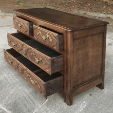 18th Century French Louis XIV Walnut Commode