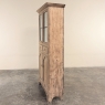 19th Century Rustic Country French Stripped Pine Vitrine
