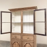 19th Century Rustic Country French Stripped Pine Vitrine
