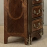 19th Century French Louis XIV Style Marquetry Marble Top Commode