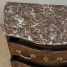 19th Century French Louis XIV Style Marquetry Marble Top Commode