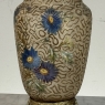 Pair of 19th Century French Gilt Bronze Mounted Hand-Painted Porcelain Vases by Royal Bonn