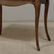 18th Century Dutch Oak End Table with Cabriole Legs