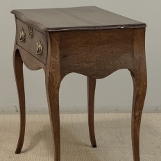 18th Century Dutch Oak End Table with Cabriole Legs