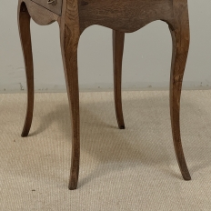 18th Century Dutch Oak End Table with Cabriole Legs