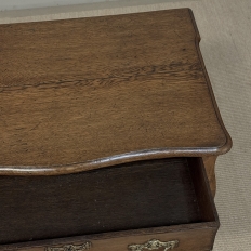 18th Century Dutch Oak End Table with Cabriole Legs