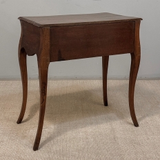 18th Century Dutch Oak End Table with Cabriole Legs