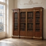 19th Century French Louis XVI Mahogany and Burl Bookcase by Maison Lalande