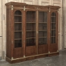 19th Century French Louis XVI Mahogany and Burl Bookcase by Maison Lalande