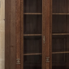 19th Century French Louis XVI Mahogany and Burl Bookcase by Maison Lalande