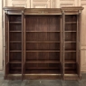 19th Century French Louis XVI Mahogany and Burl Bookcase by Maison Lalande