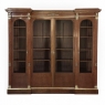 19th Century French Louis XVI Mahogany and Burl Bookcase by Maison Lalande