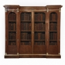19th Century French Louis XVI Mahogany and Burl Bookcase by Maison Lalande