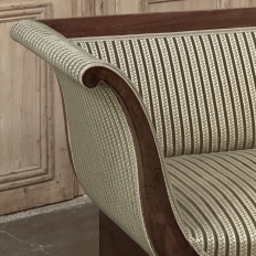 Early 19th Century French Charles X Mahogany Sofa ~ Canape