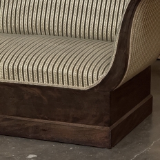 Early 19th Century French Charles X Mahogany Sofa ~ Canape