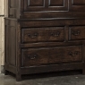 18th Century English Oak Linen Press Cabinet