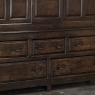18th Century English Oak Linen Press Cabinet