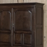 18th Century English Oak Linen Press Cabinet