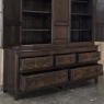 18th Century English Oak Linen Press Cabinet