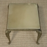 Set of Three Mid-Century French Louis XV Style Brass and Onyx Nesting Tables