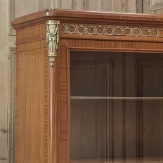 19th Century Parisian Louis XVI Marquetry Bookcase ~ Display Armoire