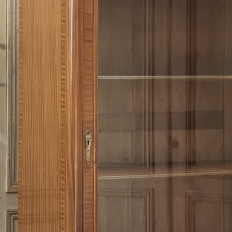 19th Century Parisian Louis XVI Marquetry Bookcase ~ Display Armoire