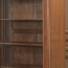 19th Century Parisian Louis XVI Marquetry Bookcase ~ Display Armoire