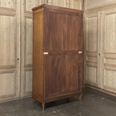 19th Century Parisian Louis XVI Marquetry Bookcase ~ Display Armoire
