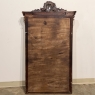 19th Century French Louis XVI Gilded Mirror with Floral Wreath Crest