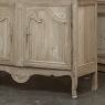 19th Century French Normandy Louis Philippe Period Stripped Pine Buffet à Deux Corps ~ Bookcase