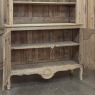 19th Century French Normandy Louis Philippe Period Stripped Pine Buffet à Deux Corps ~ Bookcase