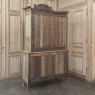 19th Century French Normandy Louis Philippe Period Stripped Pine Buffet à Deux Corps ~ Bookcase