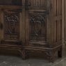 French Gothic Revival Hand-Carved Oak Cabinet Bookcase ~ Cabinet