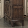 French Gothic Revival Hand-Carved Oak Cabinet Bookcase ~ Cabinet