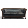French Directoire Style Mahogany and Leather  Canapé ~ Sofa