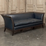 French Directoire Style Mahogany and Leather  Canapé ~ Sofa