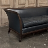 French Directoire Style Mahogany and Leather  Canapé ~ Sofa