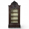 19th Century French Napoleon III Period Burled Walnut Display Armoire ~ Bookcase
