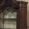 19th Century French Napoleon III Period Burled Walnut Display Armoire ~ Bookcase