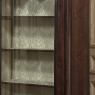 19th Century French Napoleon III Period Burled Walnut Display Armoire ~ Bookcase
