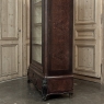 19th Century French Napoleon III Period Burled Walnut Display Armoire ~ Bookcase