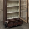 19th Century French Napoleon III Period Burled Walnut Display Armoire ~ Bookcase