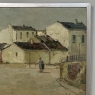 Mid Century Israeli Village Landscape Oil Painting by Ori Reisman (1924–1991)