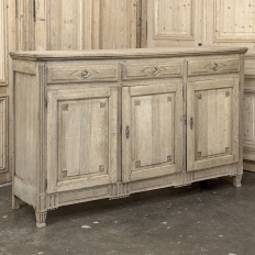 18th Century French Louis XVI Period Stripped Oak Buffet